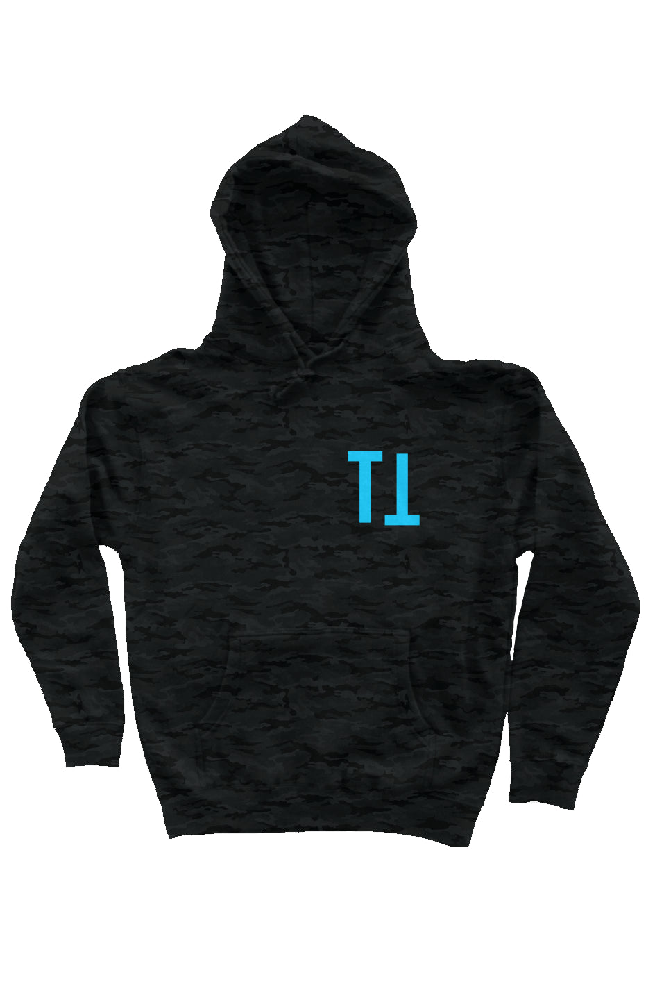 Camo Heavyweight Hoodie (Shark)