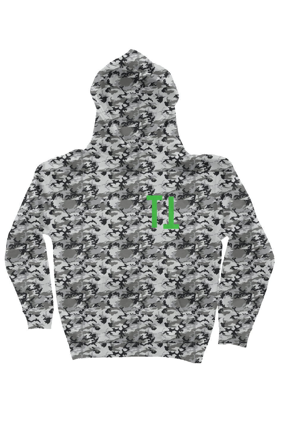 Snow Camo Heavyweight Hoodie (Turnt Spider)