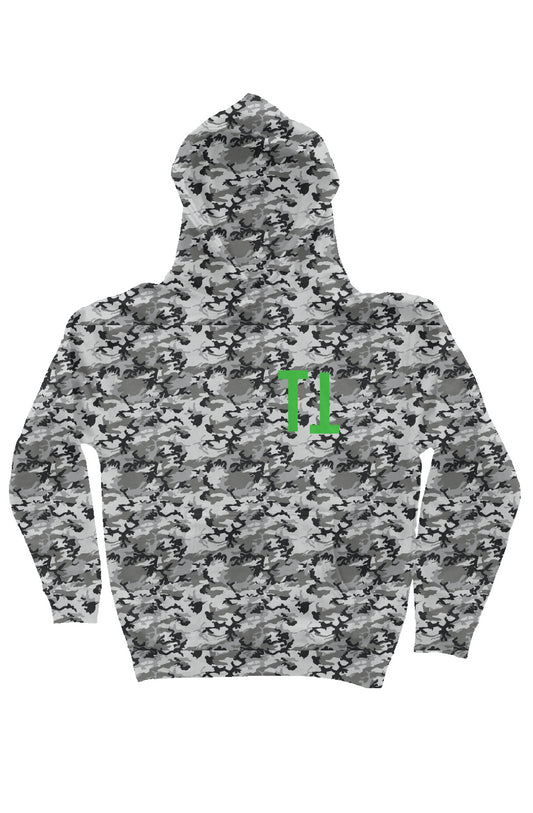 Snow Camo Heavyweight Hoodie (Turnt Spider)