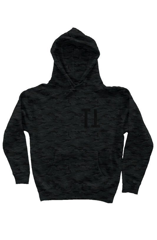 Black Camo Heavyweight Hoodie (Turnt Dragon - Blac